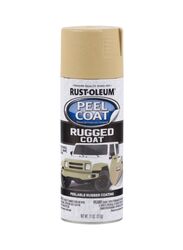 Rust-Oleum 312gm Peel Coat Rugged Coat Spray Paint Peelable Rubber Coating, Beige