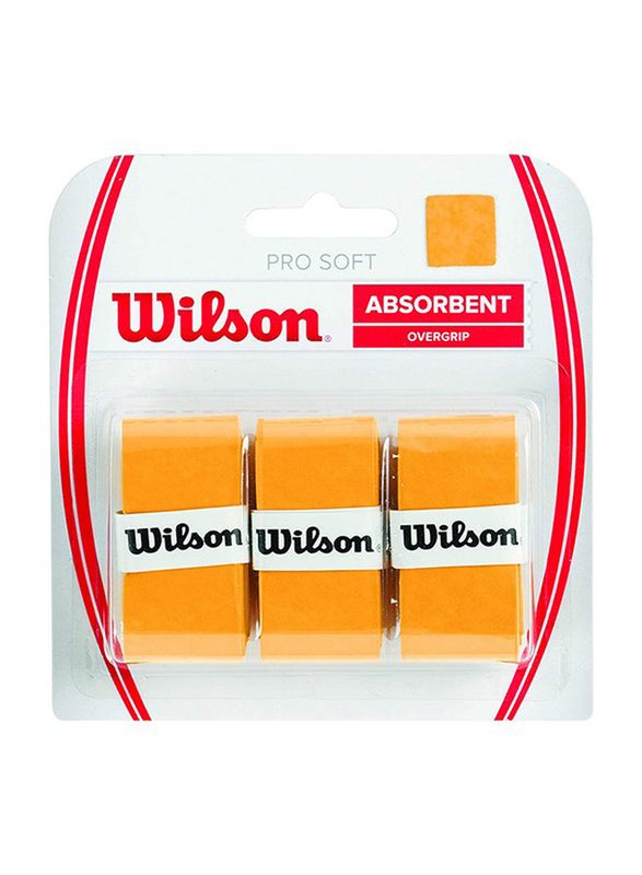 

Wilson 3-Piece Pro Soft Grip, Orange