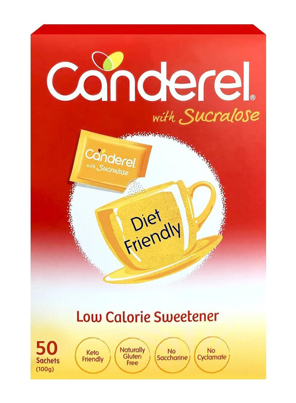 

Canderel Sweetener Sachets With Sucralose, 50 Sachets