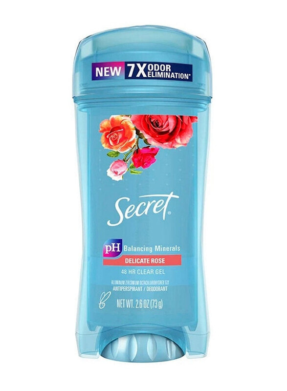 

Secret Rose Scent Clear Gel Antiperspirant & Deodorant, 73gm