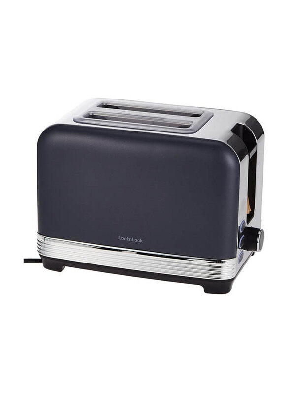 

Lock & Lock Toaster With Two Slots, Black/Grey