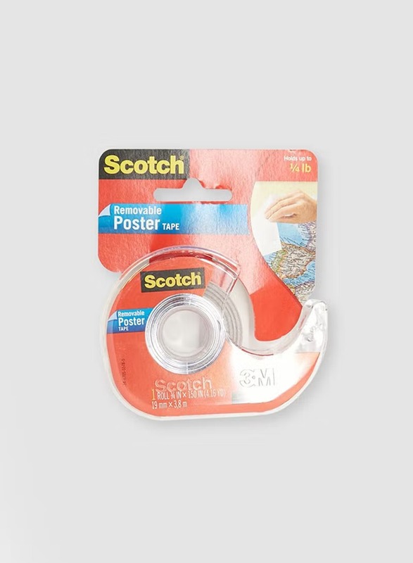 3M Scotch Removable Poster Tape, White