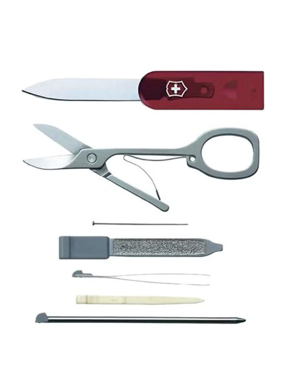 

Victorinox Swiss Card Classic Set, 10 Pieces, Red/Silver