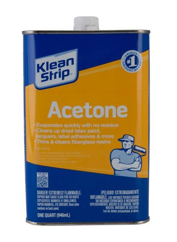 

Klean Strip Acetone, 946ml, Clear