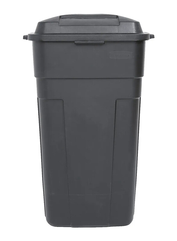 

Rubbermaid Wheeled Refuse Can, Black