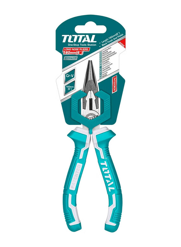 

Total 160mm Long Nose Plier, THT-220606, Multicolour