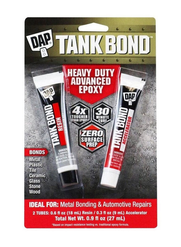 

Dap 2-Piece Tank Bond Heavy Duty Advanced Epoxy Pack, Black