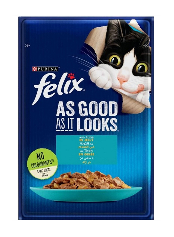 

Purina Felix As Good As It Looks with Tuna In Jelly Cats Wet Food, 85g