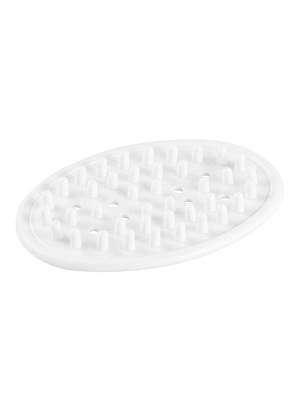 Inter Design Soap Saver Dish, 76.2 x 101.6 x 15.48mm, White