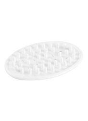 Inter Design Soap Saver Dish, 76.2 x 101.6 x 15.48mm, White