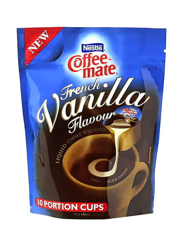 

Coffee Mate French Vanilla Flavour Coffee-Mate, 10 x 15ml