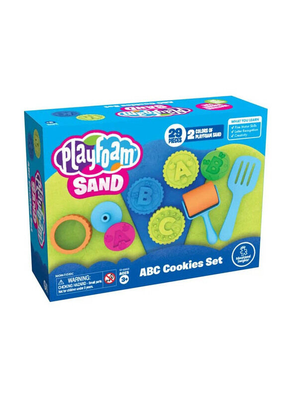 

Educational Insights Learning Resources Playfoam Sand Abc Cookies Play Sand Toy Set, Multicolour, Ages 3+