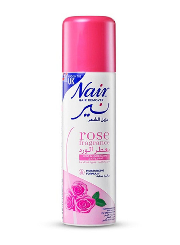 

Nair Rose Extract Legs & Body Hair Removing Spray, 200ml
