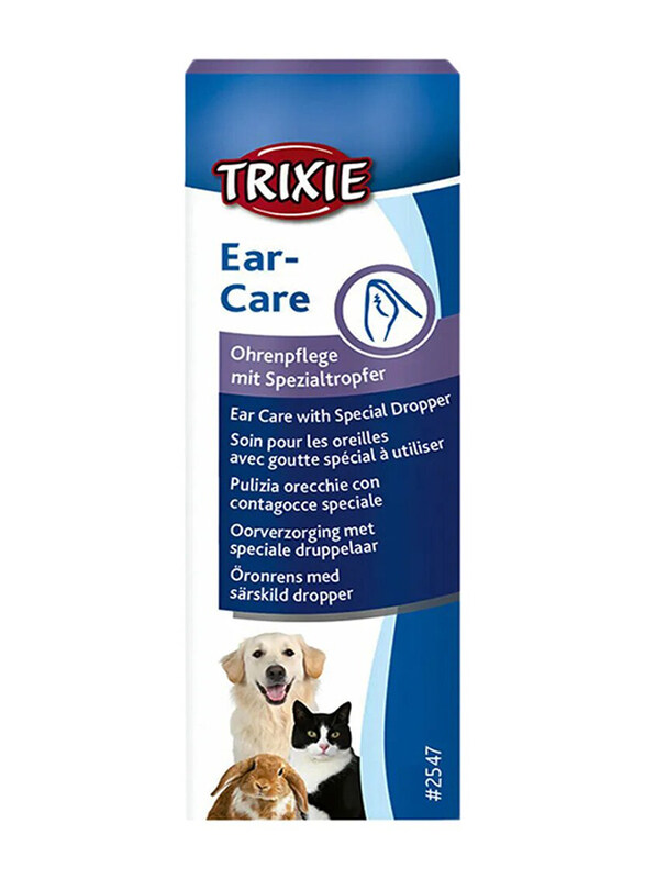 

Trixie Pets Cleaning Ear Drops, 50ml, Multicolour