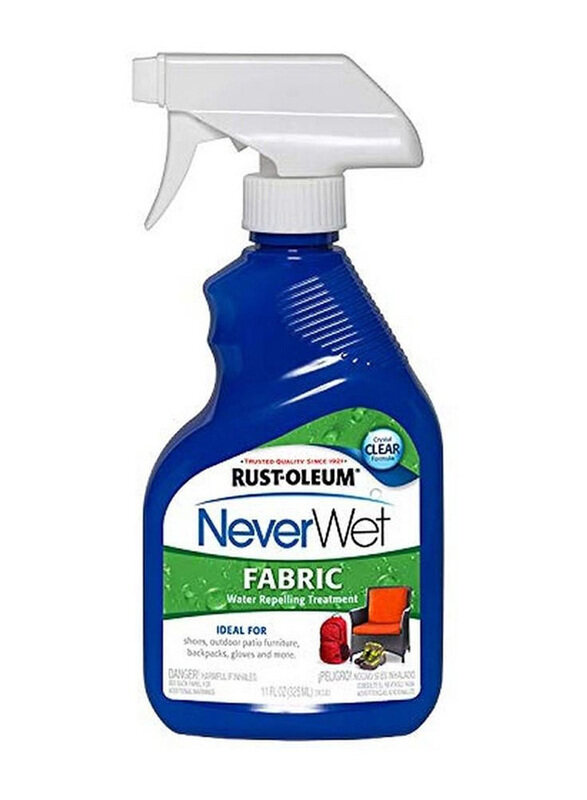 

Rust-Oleum Neverwet Clear Fabric Spray Water Repelling Treatment, 325ml