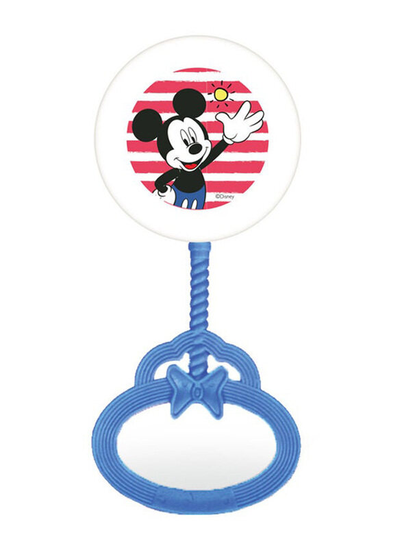 

Disney Mickey Mouse Hand Shaker Rattle Toy TRHA1709, Blue
