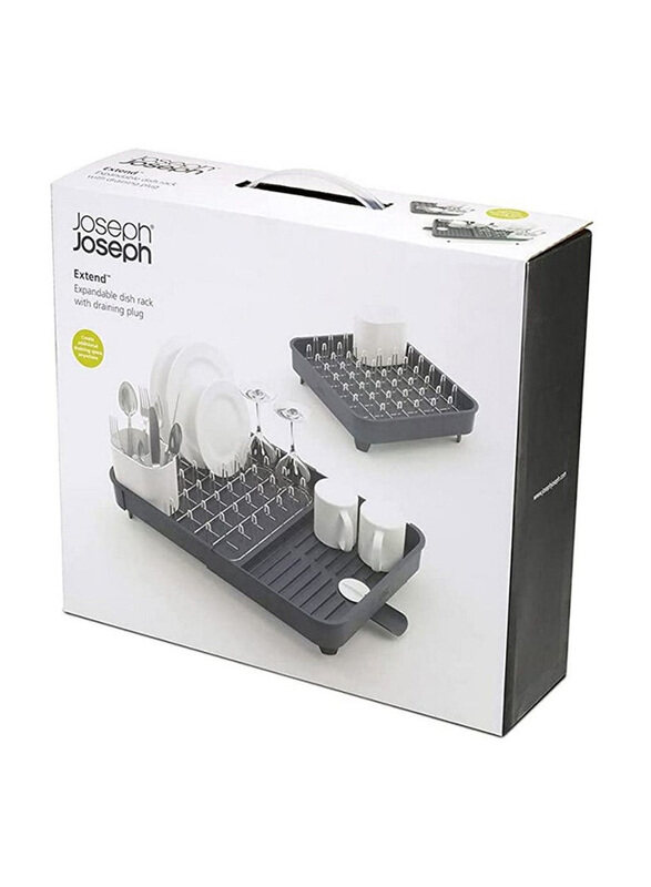 

Joseph Joseph Expandable Dish Drying Rack And Drainboard Set, Black