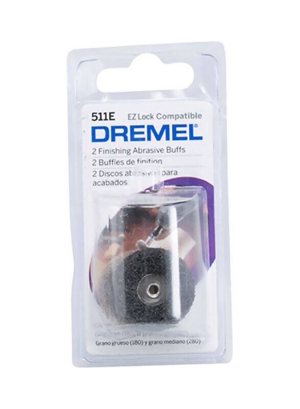 

Dremel Ez Lock Abrasive Buff Set, 2-Piece, Black