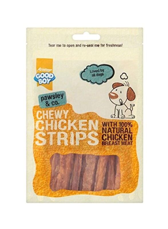 Armitage Chewy Chicken Strips Dry Dog Food, 110g