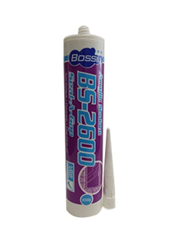 

Bossil 24 inch Silicone Sealant, White