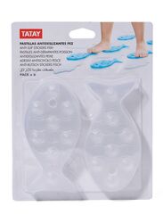 Tatay Anti Slip Bathtub Adhesives, 75 x 140 x 7mm, Clear