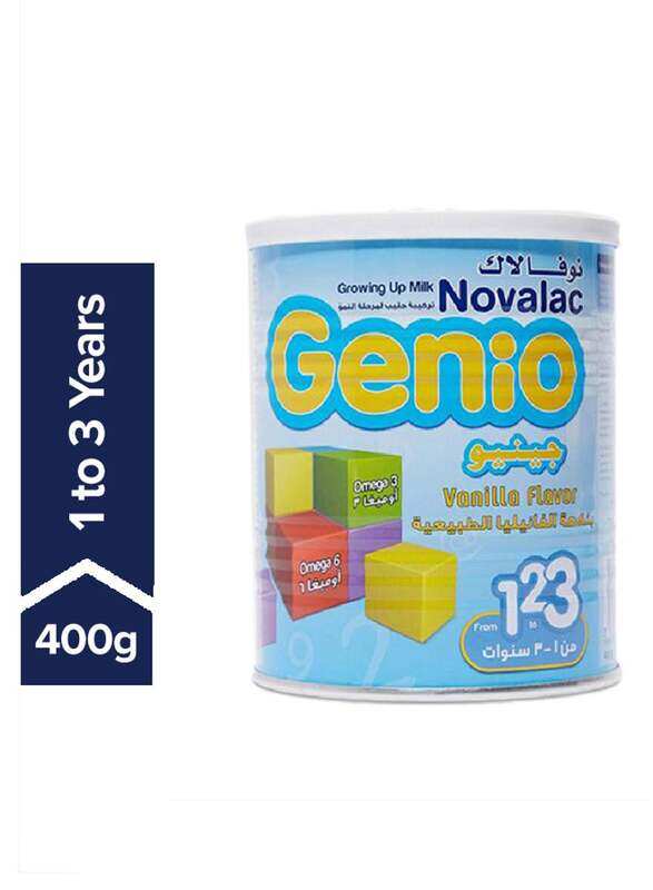 

Novalac Genio Growing Up Milk Formula, 1-3 Years, 400g