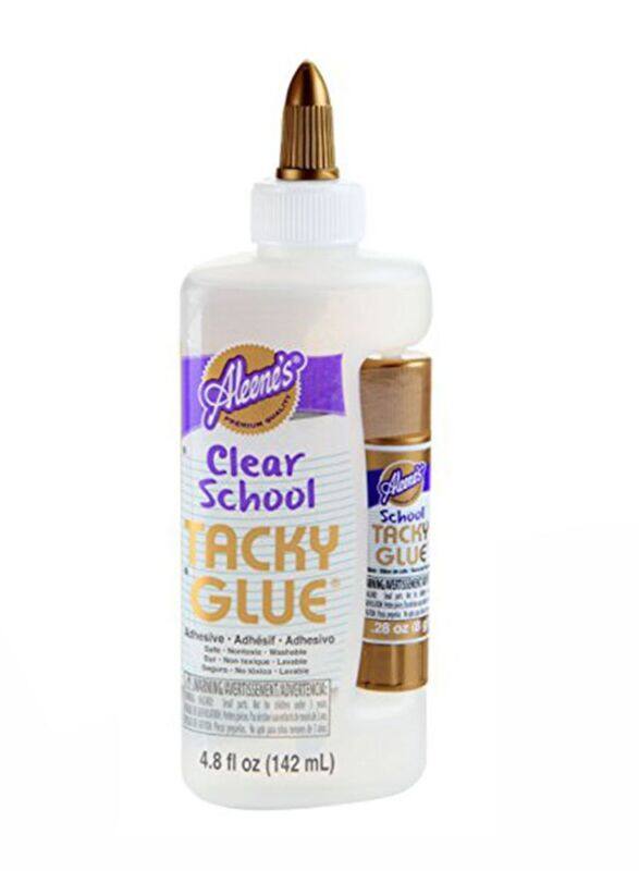 

Aleene's Clear School Tacky Glue Stick, White/Gold