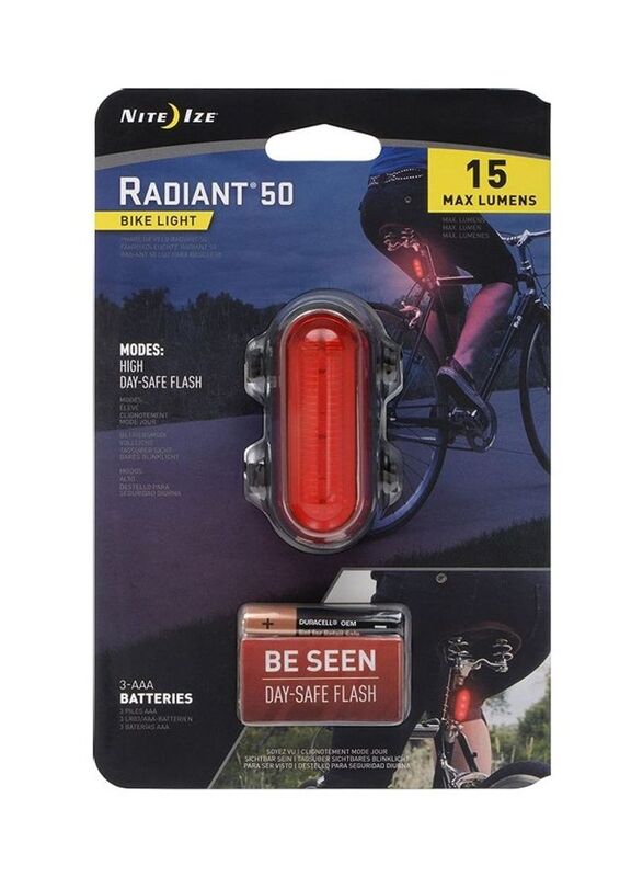 Nite Ize Radiant 50 Bike Light, Red