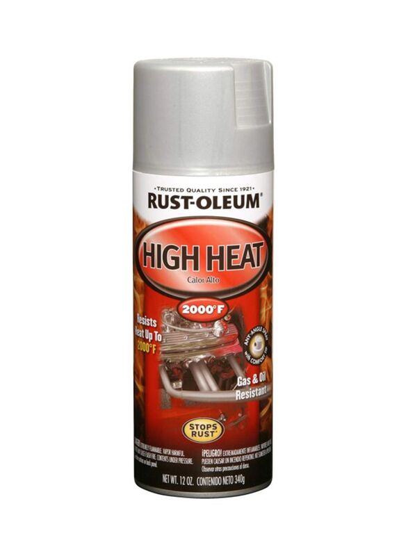 Rust-Oleum 340gm Automotive High Heat Paint Spray, Silver