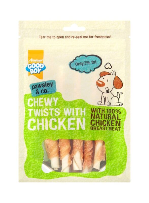 Armitage Chewy Twists with Chicken Dry Dog Food, 90g