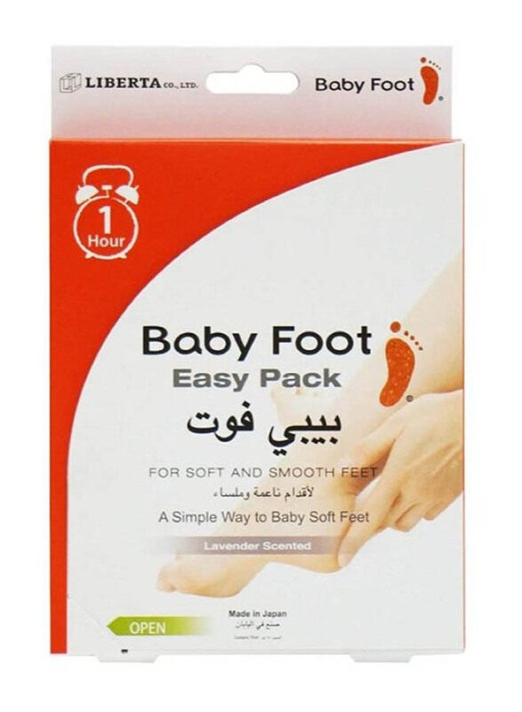 

Baby Foot Easy Pack Exfoliating Foot Mask Lavender, 1 Pair
