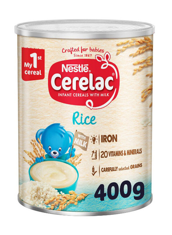 

Cerelac Infant Cereals With Iron And Rice, 400g