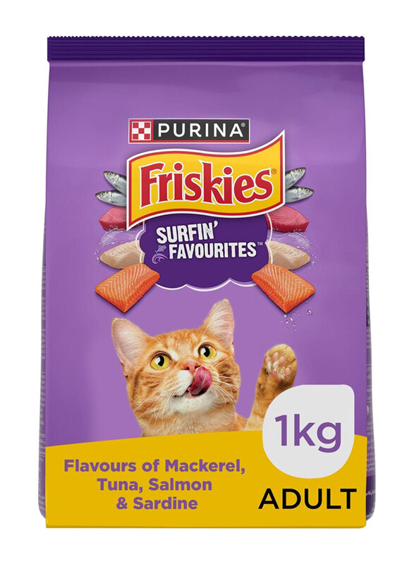 

Purina Friskies Surfin Favourites Adult Cats Wet Food, 1 Kg