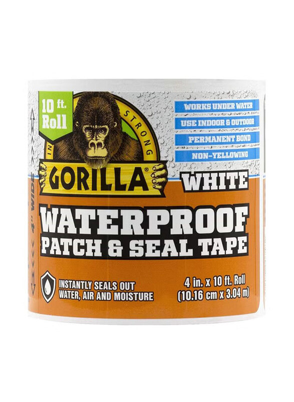 

Gorilla Waterproof Patch & Seal Tape, White