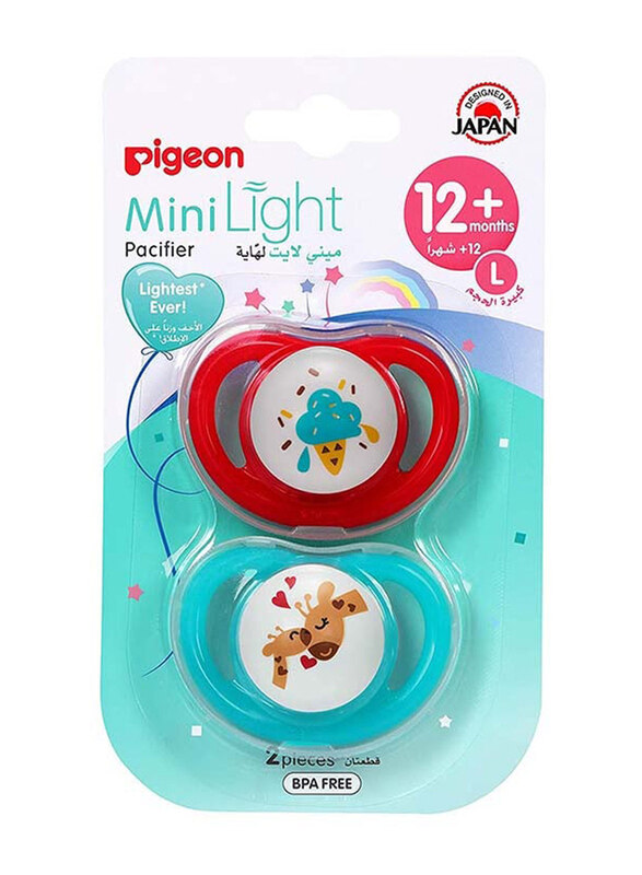 

Pigeon Minilight Pacifier Twin, Large, Multicolour