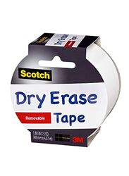 Scotch Dry Erase Tape, White