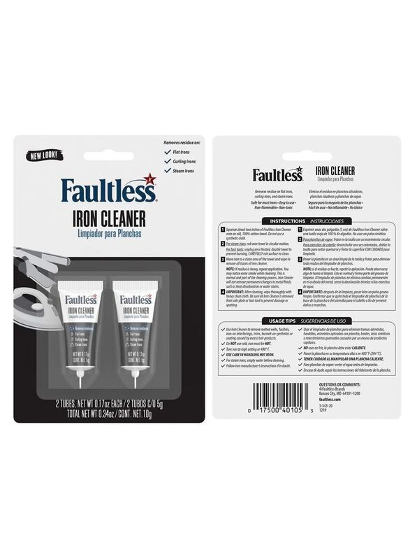 Faultless Hot Iron Cleaner, 10g