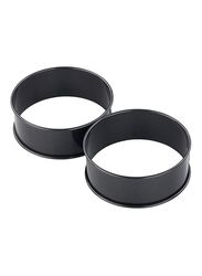 Tala 2-Piece Non-Stick Poachette Ring Set, Black
