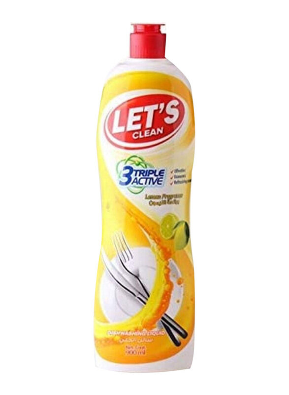 

Let's Clean Lemon Dishwashing Liquid, 500ml