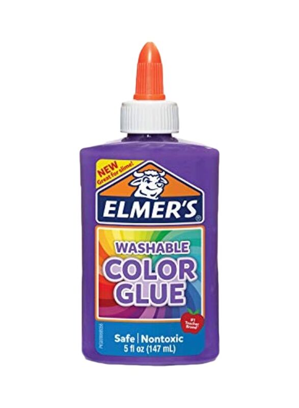 Elmer's Washable Colour Glue, 147ml, Purple
