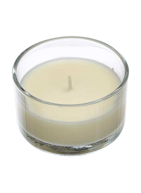 

Bolsius True Scents Vanilla Candle in Glass, White
