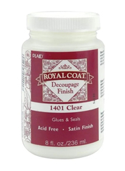 Plaid Royal Coat Decoupage Finish Glues and Seals, 236ml, Clear