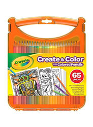 Crayola 65-Piece Coloured Pencils, Multicolour