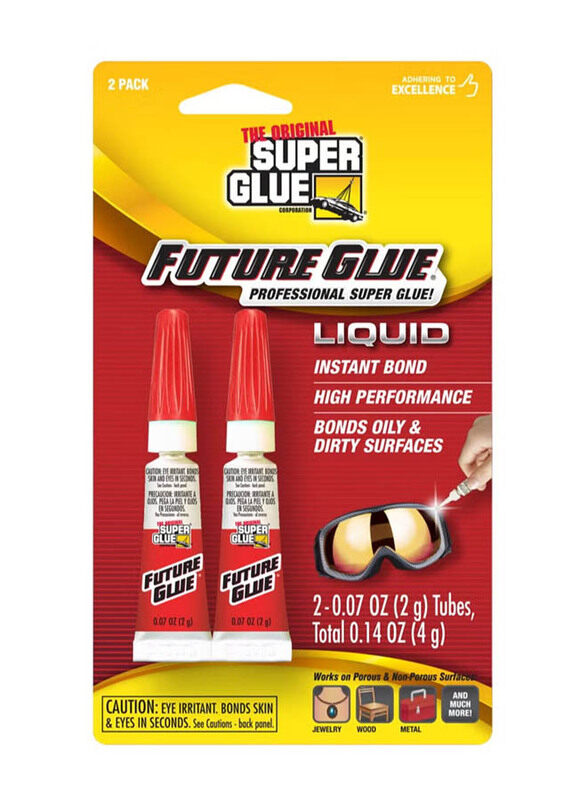 

Super Glue 2gm 2-Piece Future Glue Liquid, Multicolour
