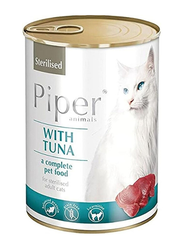 

Piper Sterilised with Tuna Cats Wet Food, 400g