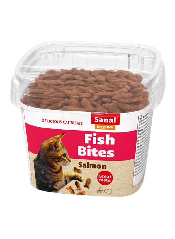 Sanal Salmon Fish Bites Dry Food for Cats, 75g