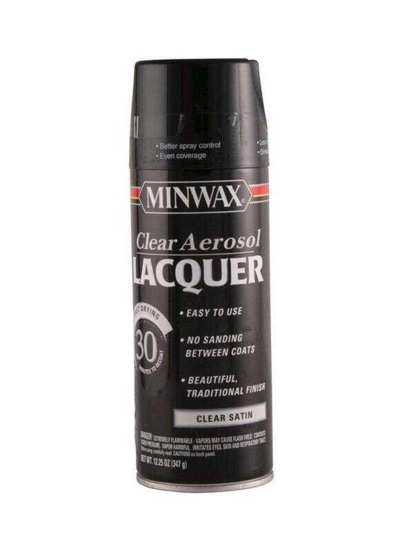 

Minwax Aerosol Lacquer, 347g, Clear Satin