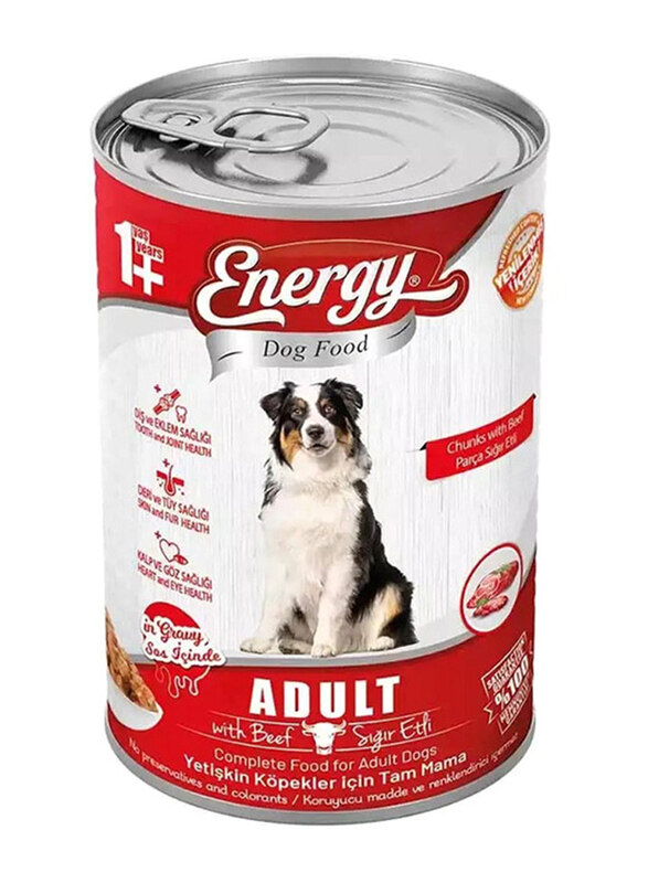 

Energy Beef In Gravy Adult Dogs Wet Food, 400g