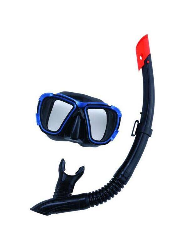

Bestway Hydro Pro Mask and Snorkel Set, Blue/Black