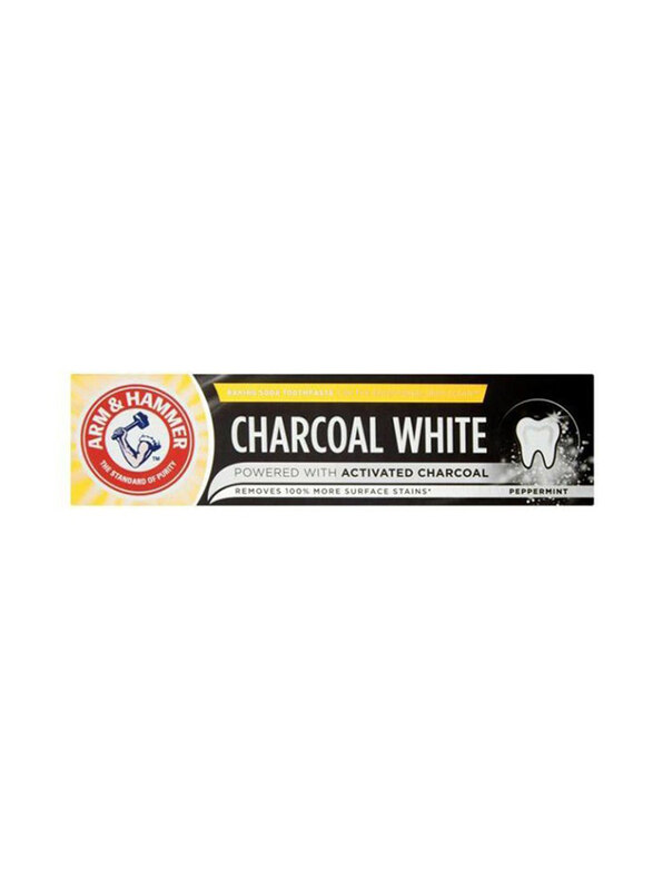 

Arm & Hammer Charcoal White Toothpaste, 75ml